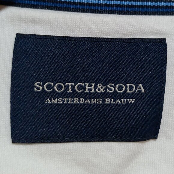 Scotch & Soda Amsterdam Blauw Kitchen Limited Crewneck, Large - Picture 4 of 7